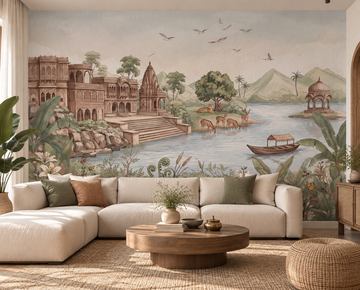 Haveli Ghat Wall Mural-RJM27