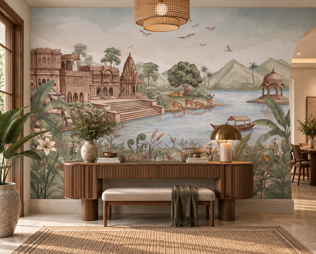 Haveli Ghat Wall Mural-RJM27