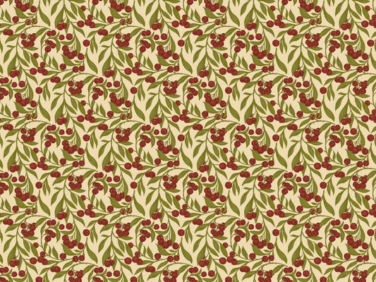 Autumn Berries Red Wallpaper Murals
