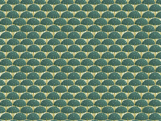 Blue Mushroom Wallpaper