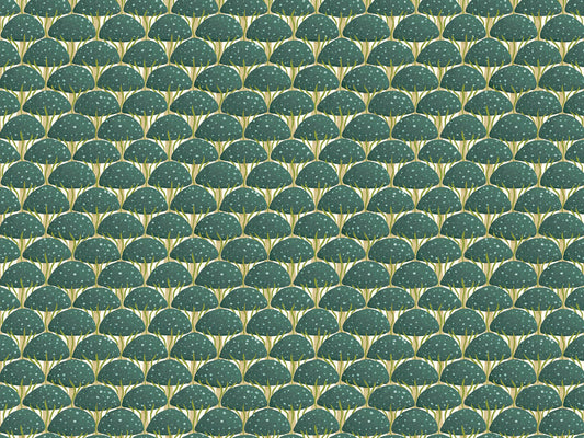 Blue Mushroom Wallpaper