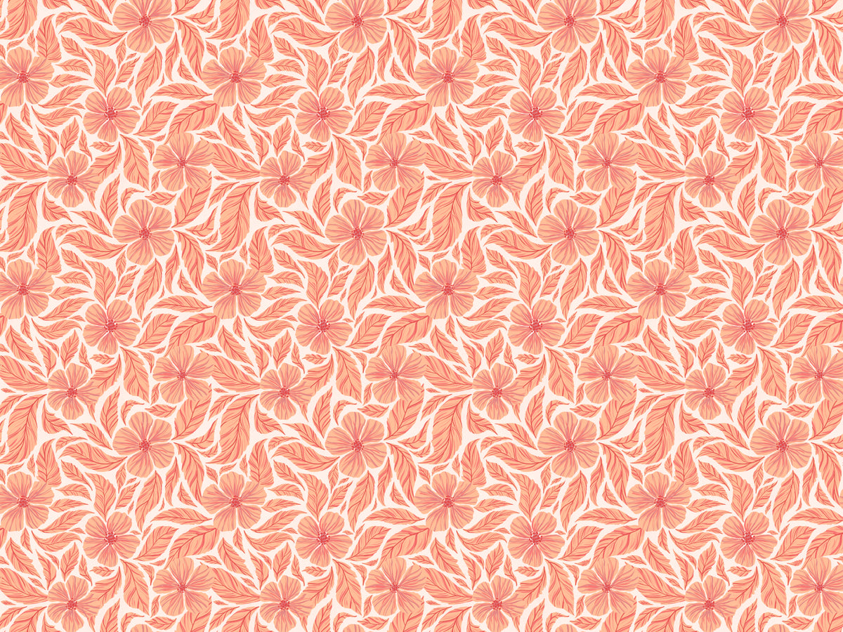 Flowers Dance Wallpaper Murals in your room — zoomed