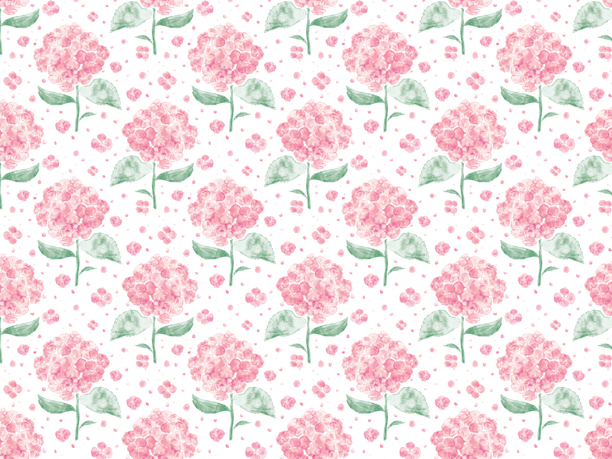 Pink Hydrangea in The Air Wallpaper in your room