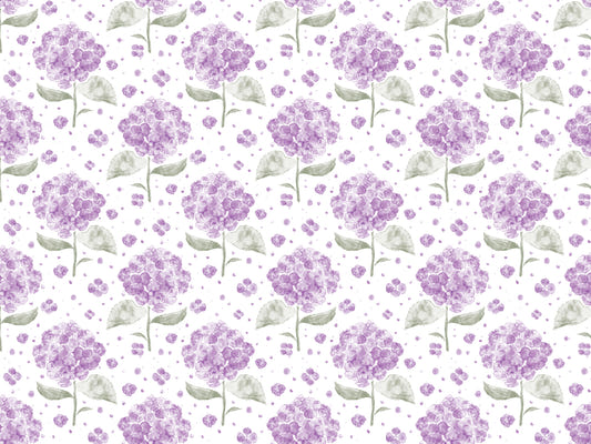 Purple Hydrangea in The Air Wallpaper