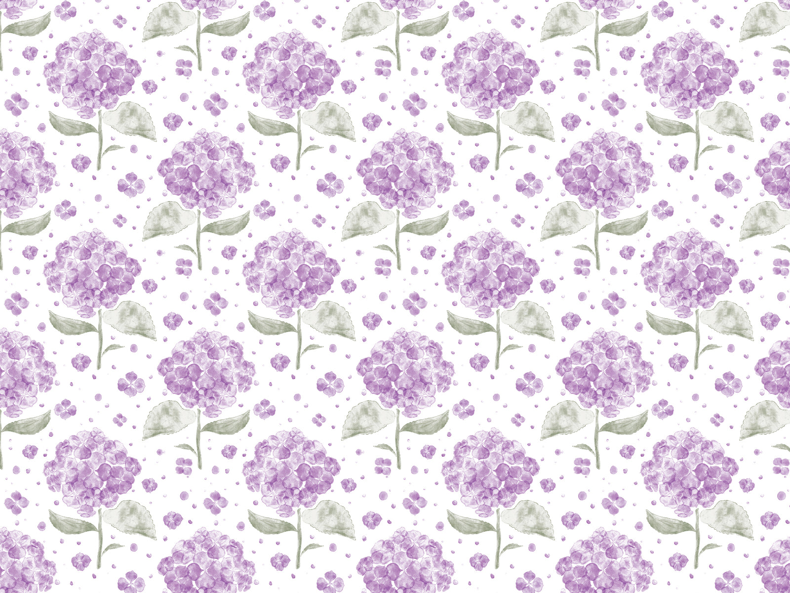 Purple Hydrangea in The Air Wallpaper
