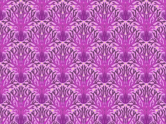 Lilac Cora Fungus Wallpaper