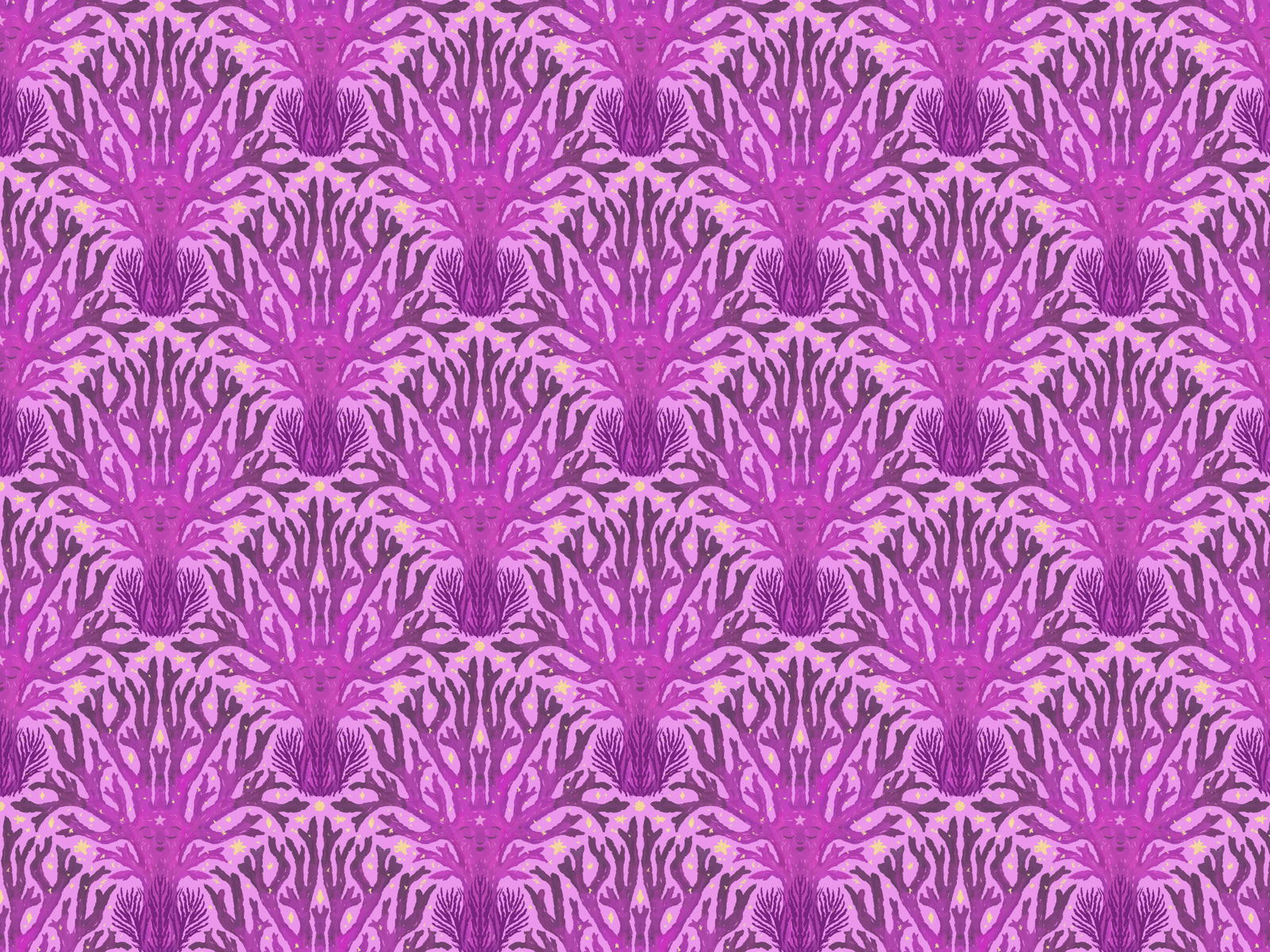 Lilac Cora Fungus Wallpaper in your room