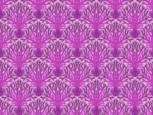 Lilac Cora Fungus Wallpaper