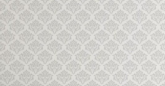 Arabian Style White Damask Wallpaper