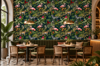 Tropical Paradise Jungle Mural