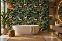 Tropical Paradise Jungle Mural