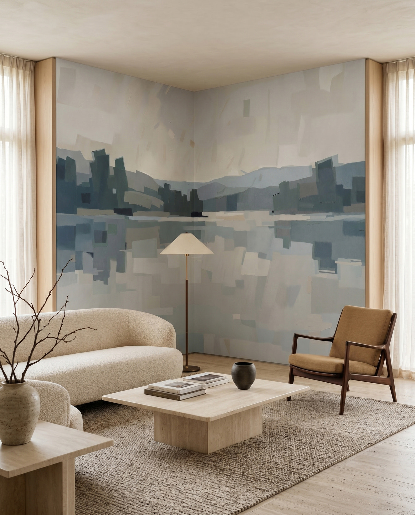 Velvet Glow Wall Mural