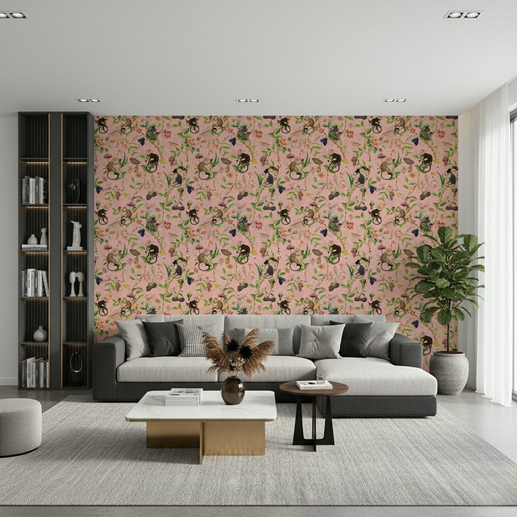 A Primate's Garden Party Wallpaper⁠