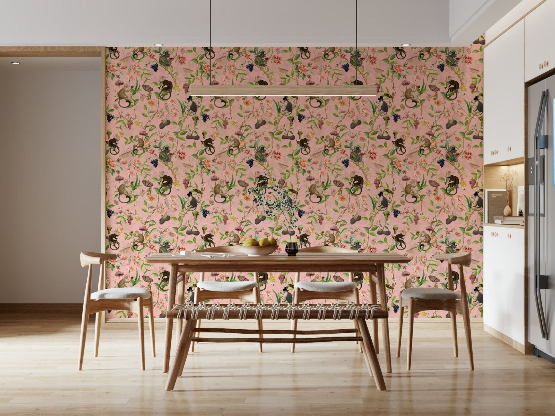 A Primate's Garden Party Wallpaper⁠
