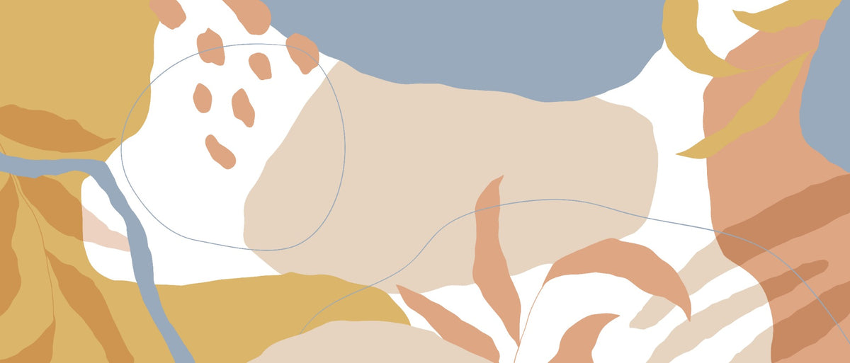 Abstract Vector Shape Wallpaper Mural in your room