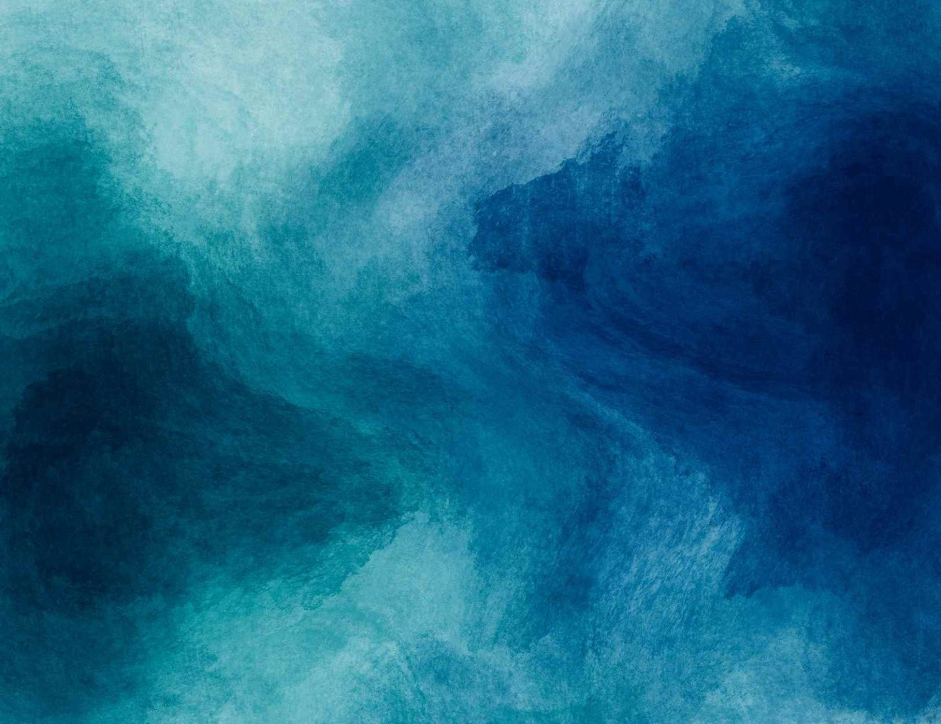 Blue Watercolor Liquid Paint Wallpaper