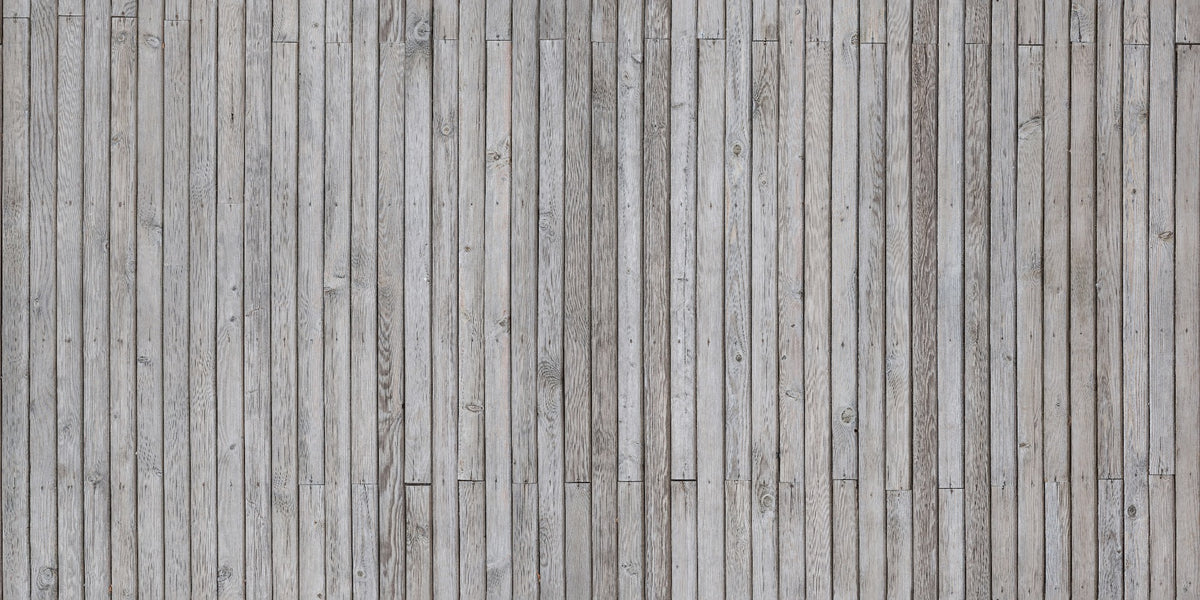 Grey Pleasant Striped Wood Lining Industrial Wallpaper Mural in your room — zoomed