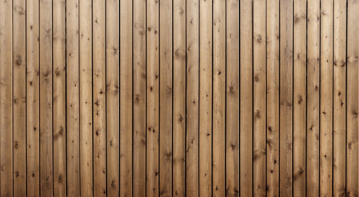 Brown Natural Wooden Striped Wallpaper Mural in your room
