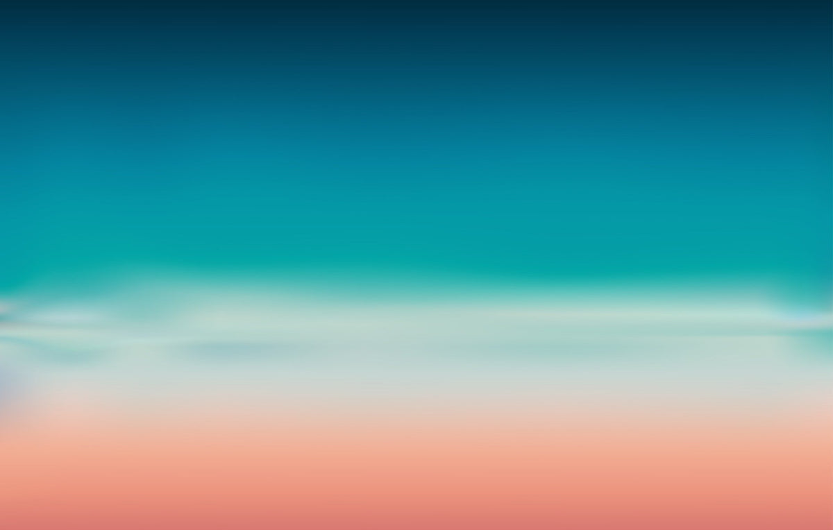 Blue and Pink Blurred Sea Ombre Wallpaper Mural