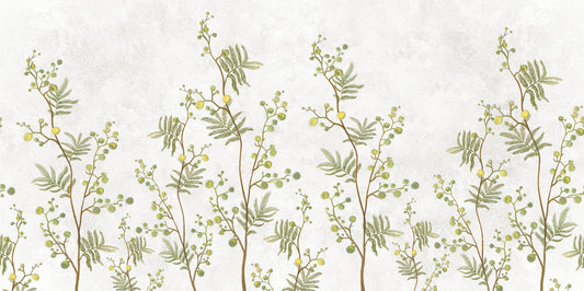 Yellow Flower Decorative Wallpaper Mural