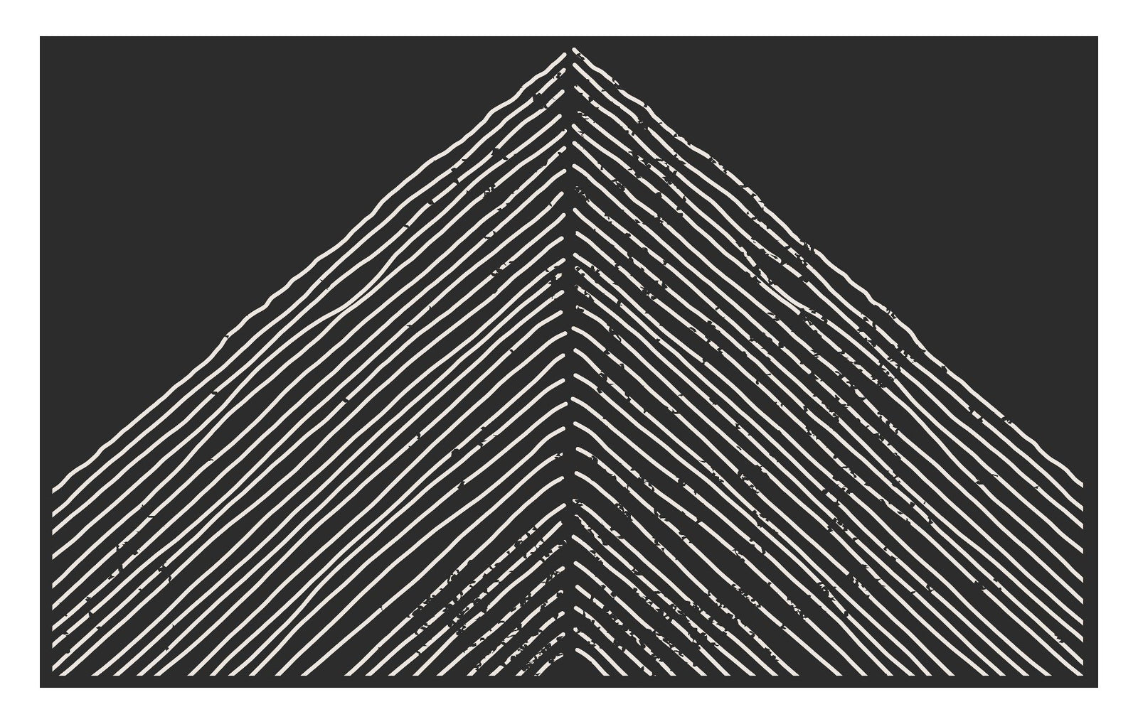 Abstract Triangle Mountain Wallpaper Mural in your room