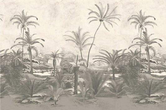 Wild Jungle Trees Wallpaper Murals