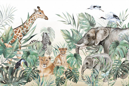 Kids Room Royal Animals Wallpaper Murals