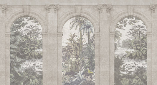 Vintage Architecture Textured Wallpaper Murals