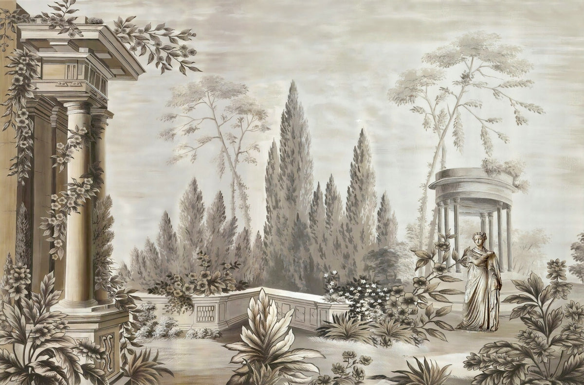 Dusky Forestry Fort Wallpaper Murals in your room