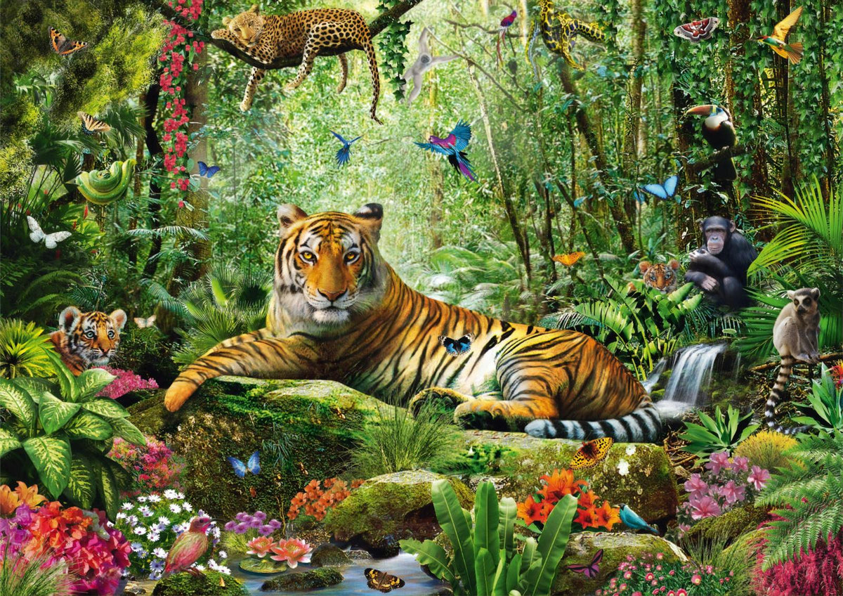 Royal Tiger View Of Jungle Wallpaper Murals in your room