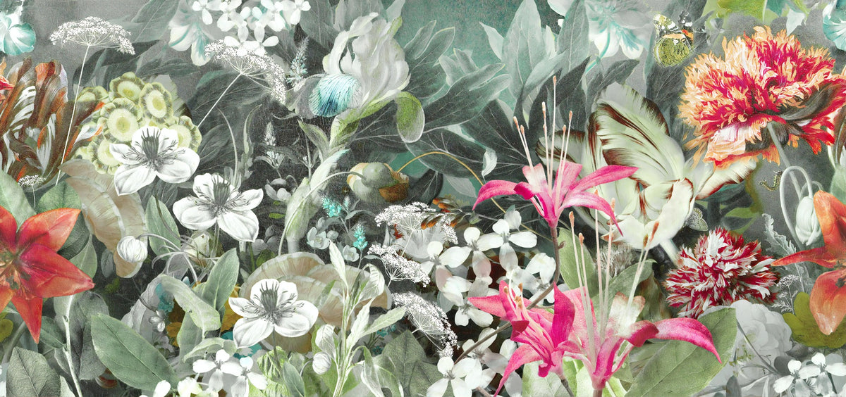 Fresh Plants & Flowers Wallpaper Murals in your room — zoomed
