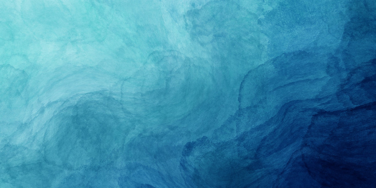 Blue Watercolor Abstract Design Wallpaper in your room