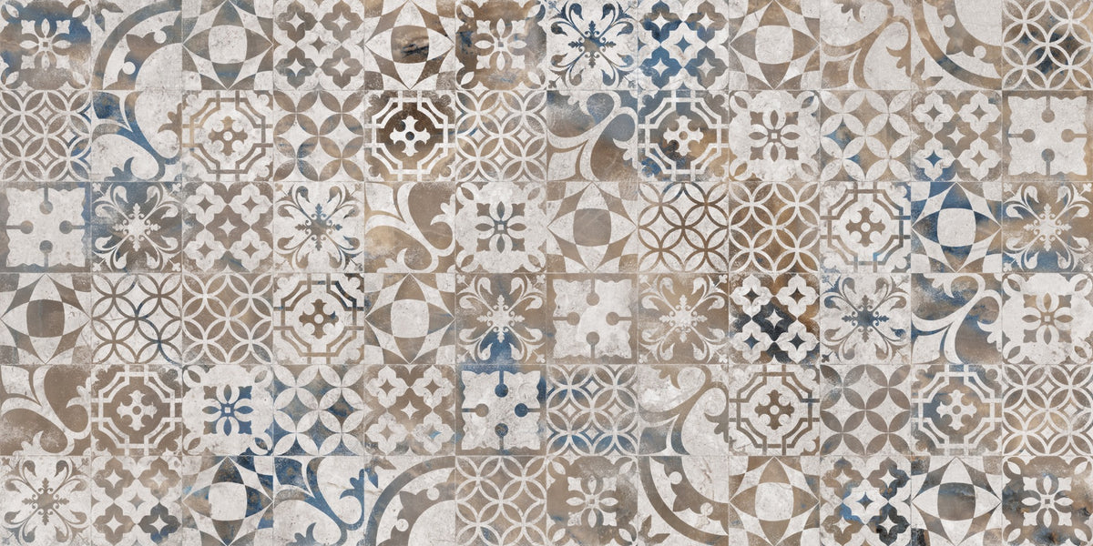 Retro Mosaic Tiles Wallpaper Murals