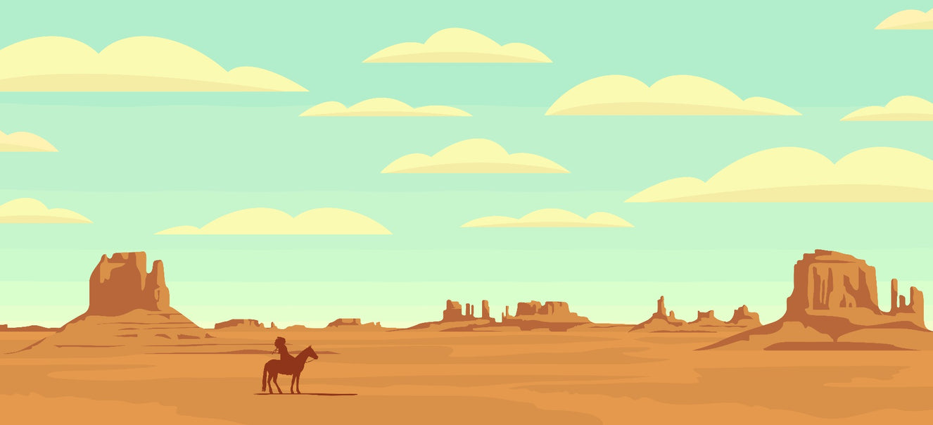 Wild West Prairies Wallpaper Murals