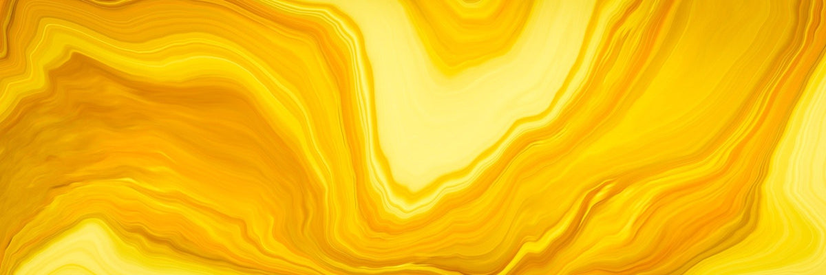 Metallic yellow Color flow wallpaper mural in your room