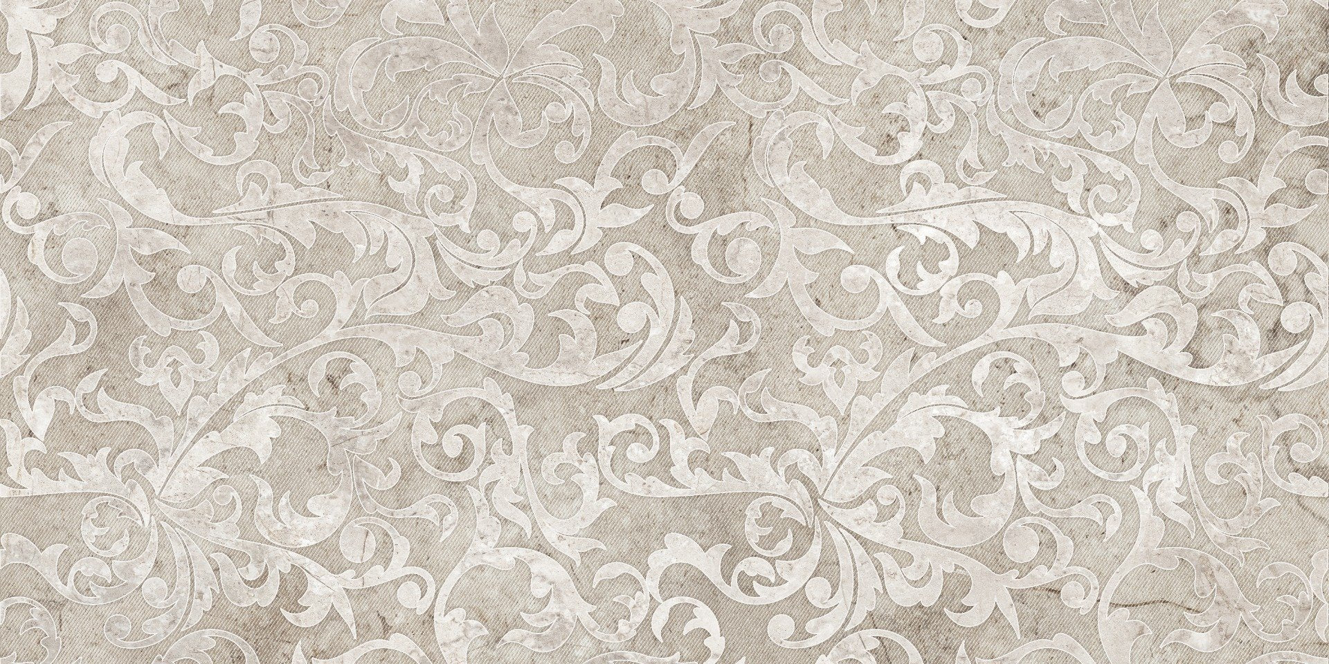 Vintage Beige Color Floral Pattern Wallpaper