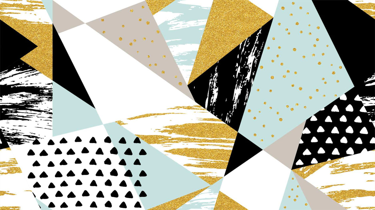 Triangle Shape Geometric Wallpaper in your room — zoomed