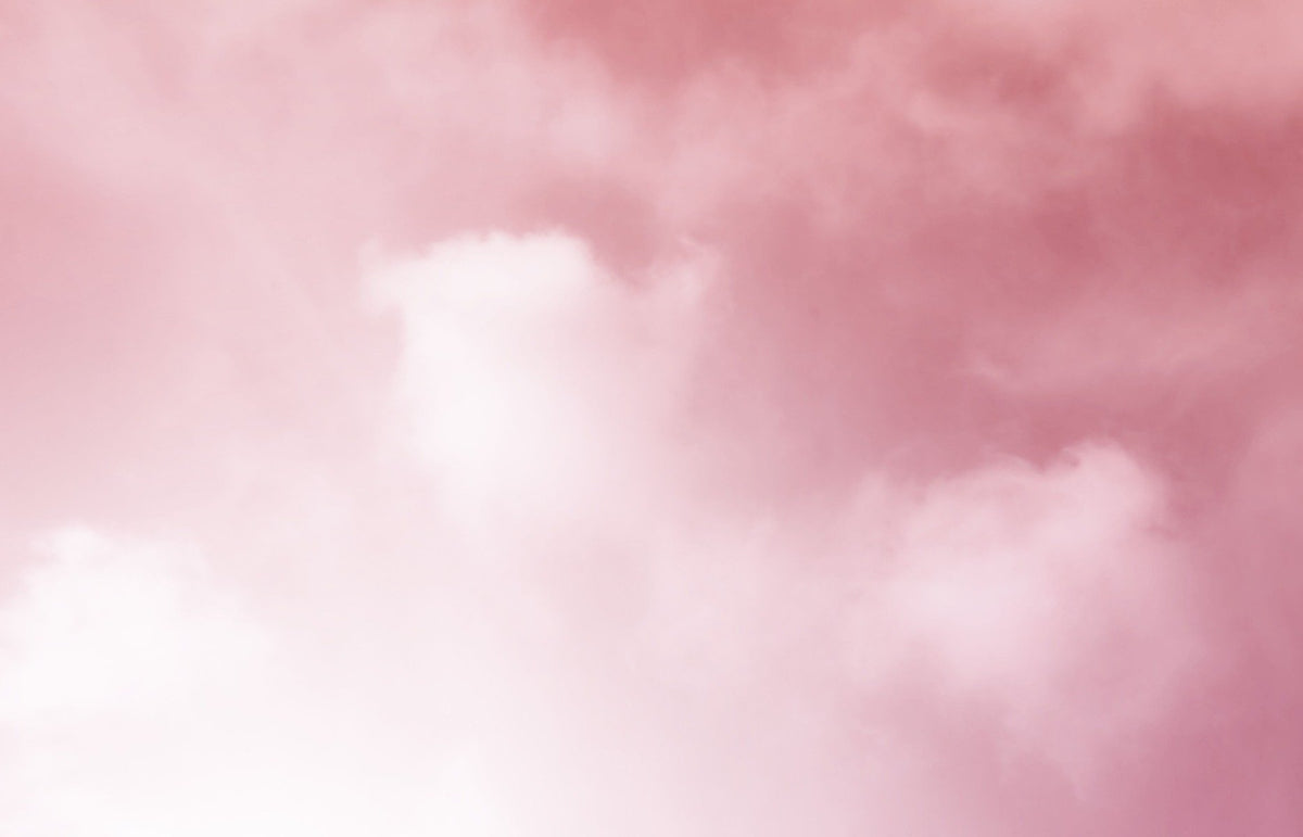Pink Sky And Clouds Wallpaper in your room — zoomed