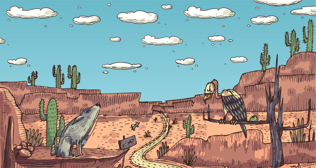 Desert Animal Wallpaper Murals in your room — zoomed