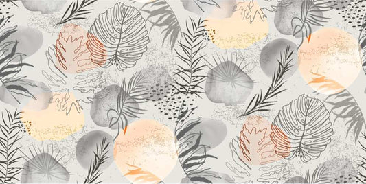 Palm tropical leaves wallpaper Mural