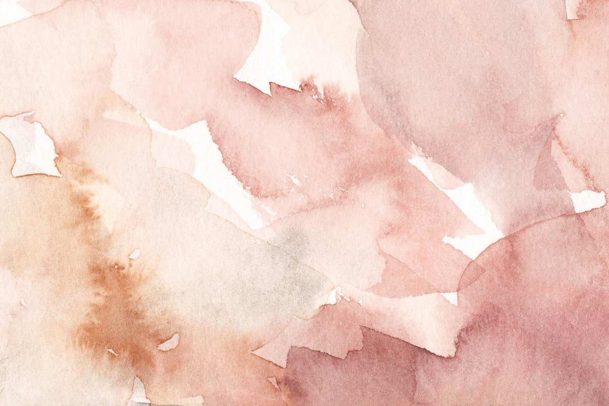 Soft Pink Delicate Artistic Wallpaper in your room — zoomed