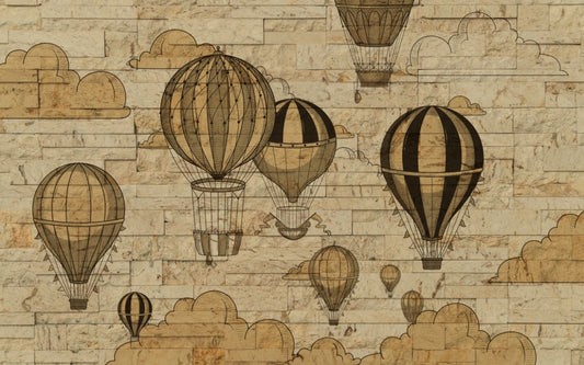3D Hot Air Balloons Wallpaper