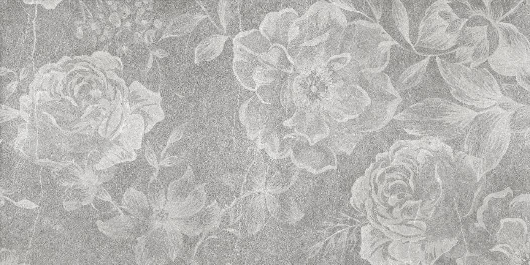 Flowers with old white Wall wallpaper