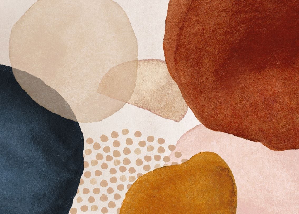 Boho Abstract Geometric Wallpaper