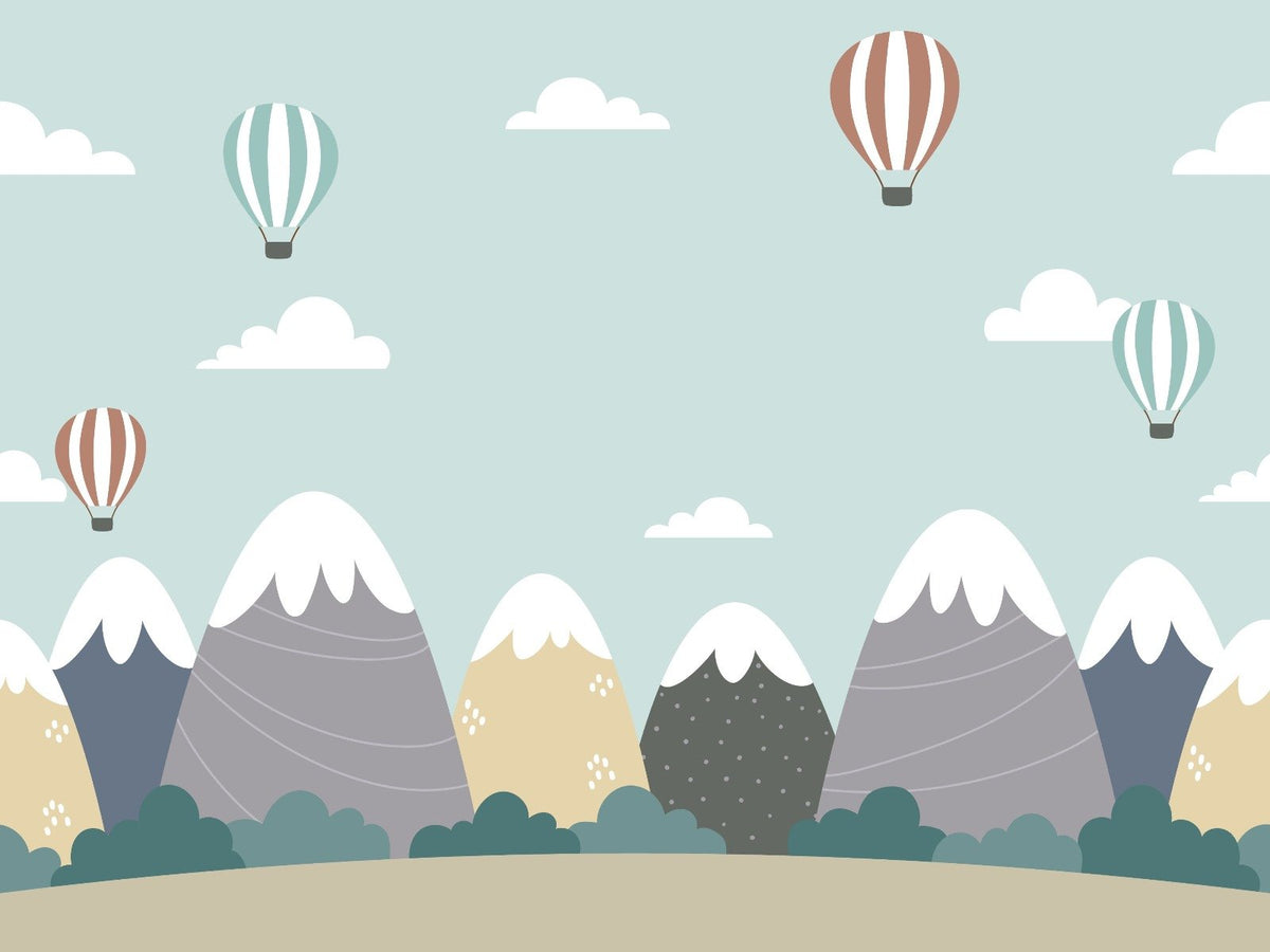 Abstract Mountain Wallpaper Mural