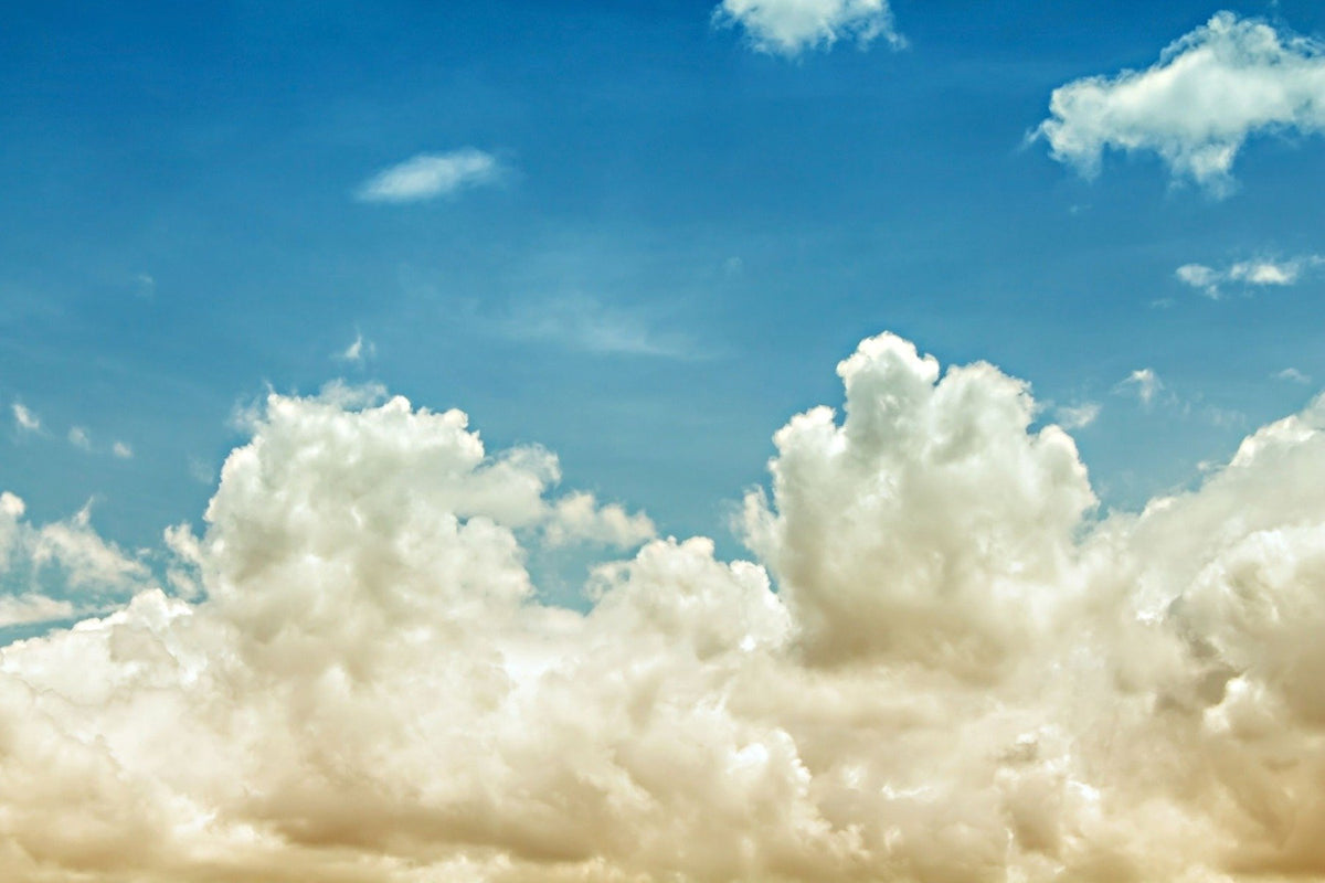 light blue sky Wallpaper murals in your room