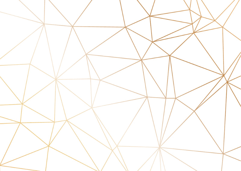 Gold Polygonal Strip Geometric Wallpaper Murals
