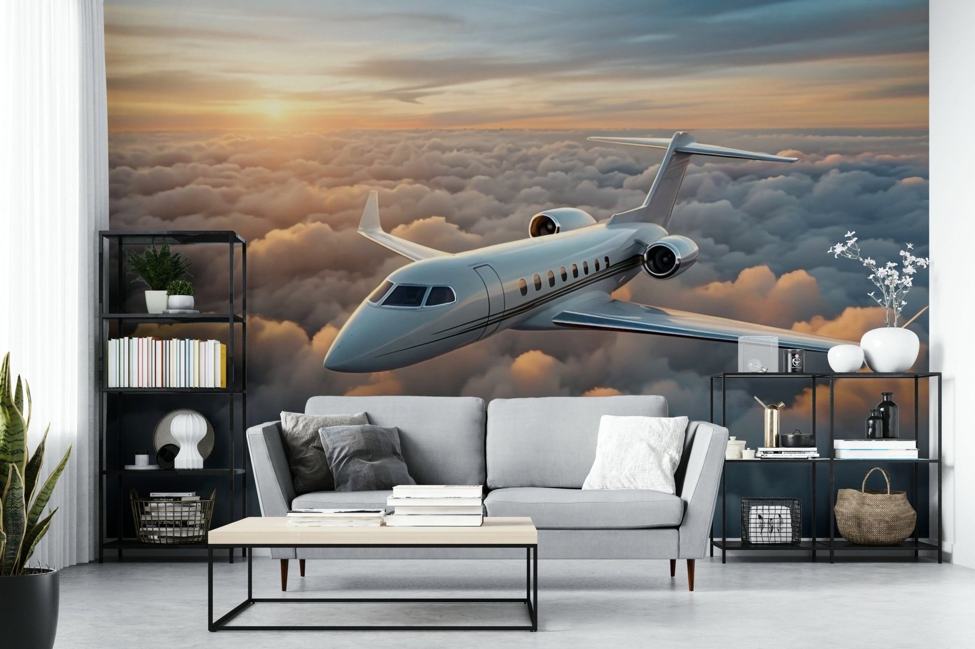 The clouds and horizon are a central focus of the image.

