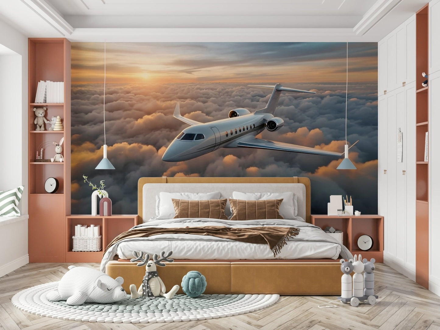 The composition is abstract and flowing.

