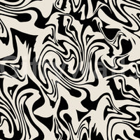 Sophisticated zebra stripe liquid marble wallpaper.
